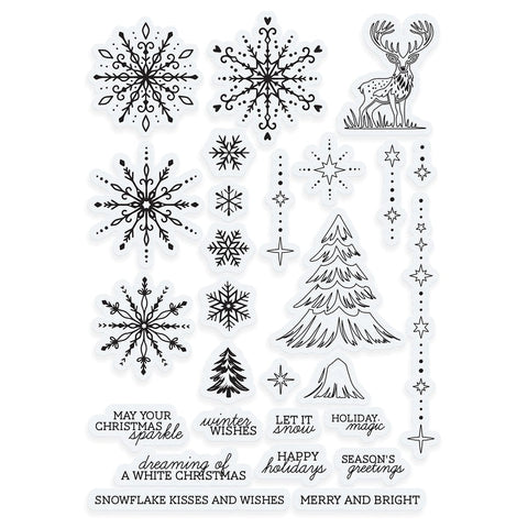 Tonic Studios Stamps Winter's Veil Stamp Set - 5571e