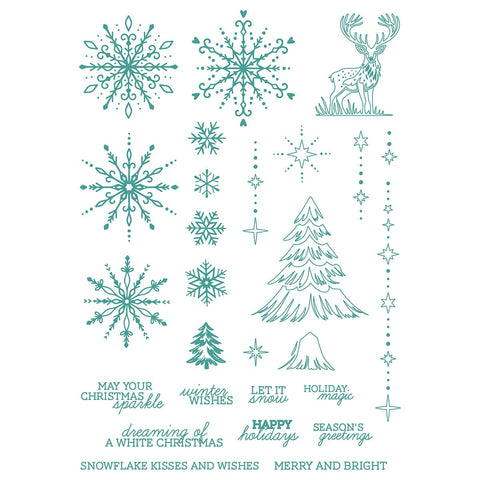 Tonic Studios Stamps Winter's Veil Stamp Set - 5571e