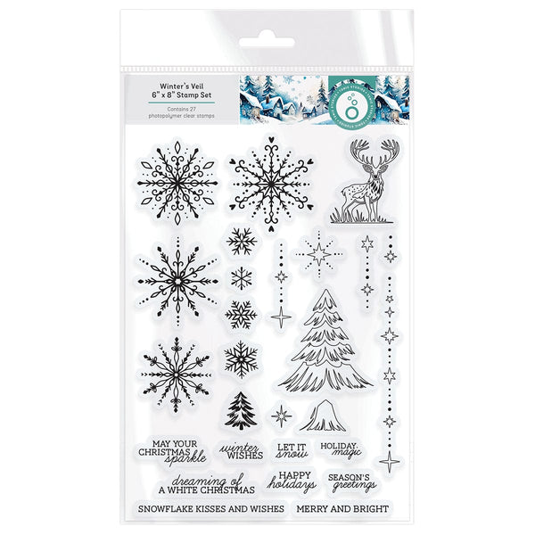 Tonic Studios Stamps Winter's Veil Stamp Set - 5571e