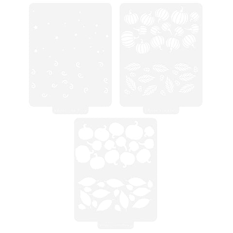 Tonic Studios Stencils Harvest Cascade 3 Stencil Set - 5548e