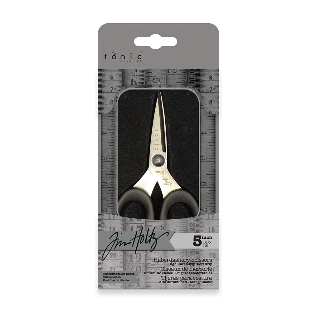 Tim Holtz Small Scissors - 6 Inch Scissors All Purpose for Cutting Fabric,  Crafting, and Sewing - Heavy Duty Mini Scissors with Titanium Micro Point