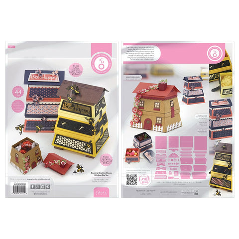 Tonic Studios Die Cutting Buzzing Beehive House - Gift Box - Die Set -5111e